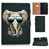 Case For Samsung Galaxy Tab A7 2020 T500 T505 Card Holder with Stand Flip Full Body Cases Animal PU Leather Tab A 10.1 T510 S5E 10.5 T720 T725 S7 T870 T875 S6lite P610 P615 T580 T560