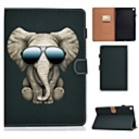 Case For Samsung Galaxy Tab A7 2020 T500 T505 Card Holder with Stand Flip Full Body Cases Animal PU Leather Tab A 10.1 T510 S5E 10.5 T720 T725 S7 T870 T875 S6lite P610 P615 T580 T560