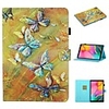 Case For Samsung Galaxy Tab A7 2020 T500 T505 Card Holder with Stand Flip Full Body Cases Butterfly PU Leather Tab A 10.1 T510 A 8.0 T290 295 S7 T870 T875 S6lite P610 P615