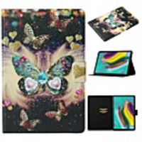 Case For Samsung Galaxy Tab A7 2020 T500 T505 Card Holder with Stand Flip Full Body Cases Butterfly PU Leather Tab A 10.1 T510 S5E 10.5 T720 T725 S7 T870 T875 S6lite P610 P615 A 8.0 T290 295 T860