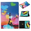 Case For Samsung Galaxy Tab A7 2020 T500 T505 Card Holder with Stand Flip Full Body Cases Eiffel Tower PU Leather Tab A 10.1 T510 S5E 10.5 T720 T725 S7 T870 T875 S6lite P610 P615 A 8.0 T290 295 T860