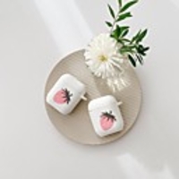Case For AirPods 1 2 Cute Pattern Lovely Headphone Case Hard strawberry PC