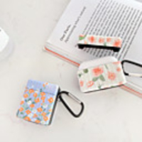 Case For AirPods 1 2 pro Pattern Headphone Flower Case Hard