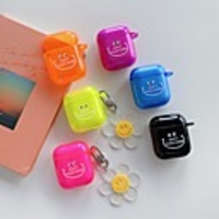 Case For AirPods 1 2 Translucent Solid Color Headphone Case Hard