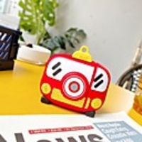Case For AirPods Cute Lovely Headphone Case Soft taxi camera TPU