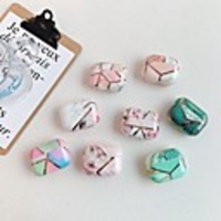 Case For AirPods Pro Plating / IMD / Pattern Headphone Case Soft