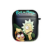 Case For AirPods Shockproof / Dustproof / Frosted Rick and Morty Headphone Case Hard