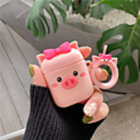 Case For AirPods Shockproof / Dustproof / Pattern Headphone Case Soft