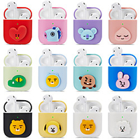 Case For AirPods Shockproof / Dustproof / Pattern Headphone Case Soft miniinthebox