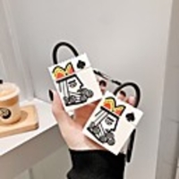 Case For AirPods Shockproof / Pattern / Cool Headphone Case Soft