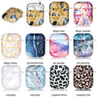 Case For AirPods Shockproof Cool Color Gradient Headphone Case Soft