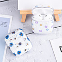 Case For AirPods Translucent Pattern Headphone Case Hard