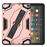 Case For Amazon Fire HD 8 2020 Shockproof with Stand Back Cover Solid Colored Armor TPU PC