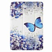 Case For Amazon HD8(2020) Amazon HD8(2017) Amazon Fire7(2017) with Stand Flip Pattern Full Body Cases Blue Butterfly PU Leather TPU for Amazon HD8(2016) Amazon Fire7(2015)