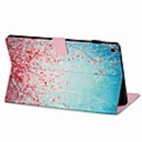Case For Amazon Kindle Fire hd 10(7th Generation,  2017 Release) Wallet / Card Holder / with Stand Full Body Cases Tree Hard PU Leather