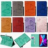 Case For Amazon Kindle Paperwhite 2018 Wallet / Card Holder / with Stand Full Body Cases Butterfly / Solid Colored PU Leather / TPU