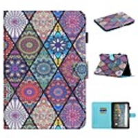 Case For Amazon Kindle PaperWhite 234 Fire7 HD 10 2015 2017 2019 HD 8 2020 Wallet Card Holder with Stand Full Body Cases Flower PU Leather