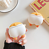 Case For Apple Air bods 1/2 cartoon Corgi ass pattern frosted silicone material wireless Bluetooth headset protective shell