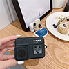 Case For Apple Air bods Pro camera pattern frosted PVC material wireless bluetooth headset protective case