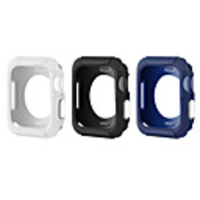 Case For Apple Apple Watch Series 4 / Apple Watch Series 4/3/2/1 / Apple Watch Series 3 Silicone Apple
