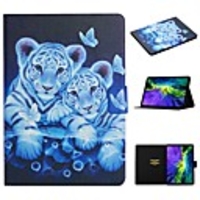 Case For Apple iPad 10.2 iPad Pro 11 2020 iPad Air 10.5 2019 Card Holder with Stand Pattern Full Body Cases Animal PU Leather iPad Mini 12345 2017 2018