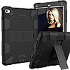 Case For Apple iPad (2018) / iPad Air 2 / iPad (2017) with Stand / Child Safe Case Back Cover Solid Colored / Armor Silica Gel