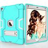 Case For Apple iPad Air / iPad 4/3/2 / iPad (2018) Shockproof / with Stand Back Cover Solid Colored TPU / PC / iPad (2017)