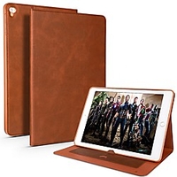 Case For Apple iPad Air / iPad 4/3/2 / iPad Mini 3/2/1 Card Holder / Shockproof / Water Resistant Full Body Cases Solid Colored Soft PU Leather / TPU / iPad Pro 10.5 / iPad (2017)