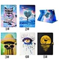 Case For Apple iPad Air / iPad 4/3/2 / iPad Mini 3/2/1 Card Holder / with Stand / Flip Full Body Cases Flamingo / Animal / Oil Painting Hard PU Leather / iPad Pro 10.5 / iPad (2017)