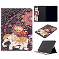 Case For Apple iPad Air / iPad 4/3/2 / iPad Mini 3/2/1 Wallet / Card Holder / with Stand Full Body Cases Animal PU Leather For iPad 10.2 2019/New Air 10.5 2019/Pro 11 2020/Mini 4/Mini 5/Pro 9.7