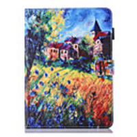 Case For Apple iPad Mini 3 2 1 iPad Mini 4 iPad Mini 5 360 Rotation Shockproof Magnetic Full Body Cases Butterfly Scenery Flower PU Leather TPU