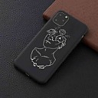 Case For Apple iPhone 11 / 11 Pro / 11 Pro Max Frosted / Pattern Back Cover Brain Thinking TPU for iPhone 6 / 6S Plus / 7 / 7 Plus / 8 / 8 Plus / X / XS / XR / Xs Max