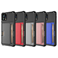Case For Apple iPhone 11 / iPhone 11 Pro / iPhone 11 Pro Max Card Holder / Shockproof Back Cover Solid Colored PU Leather / TPU