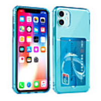 Case For Apple iPhone 11 / iPhone 11 Pro / iPhone 11 Pro Max Card Holder / Shockproof Back Cover Solid Colored TPU