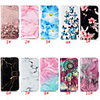 Case For Apple iPhone 11 / iPhone 11 Pro / iPhone 11 Pro Max Card Holder / with Stand / Flip Full Body Cases Flower / Marble PU Leather