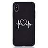 Case For Apple iPhone 11 / iPhone 11 Pro / iPhone 11 Pro Max Frosted / Pattern Back Cover Heart Soft TPU