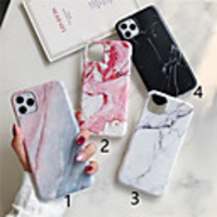 Case For Apple iPhone 11 / iPhone 11 Pro / iPhone 11 Pro Max Frosted / Pattern Back Cover Marble TPU X XS XSmax XR 6 6plus 6splus 6s 7 7plus 8 8plus