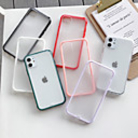 Case For Apple iPhone 11 / iPhone 11 Pro / iPhone 11 Pro Max Frosted / Transparent Back Cover Solid Colored Acrylic