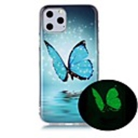 Case For Apple iPhone 11 / iPhone 11 Pro / iPhone 11 Pro Max Glow in the Dark / Ultra-thin / Pattern Back Cover Butterfly TPU For Apple iPhone XS/X/7/8 Plus/6/6s Plus/5/5s/SE
