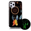 Case For Apple iPhone 11 / iPhone 11 Pro / iPhone 11 Pro Max Glow in the Dark / Ultra-thin / Pattern Back Cover Feathers TPU