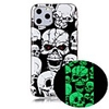 Case For Apple iPhone 11 / iPhone 11 Pro / iPhone 11 Pro Max Glow in the Dark / Ultra-thin / Pattern Back Cover Skull TPU