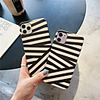Case For Apple iPhone 11 / iPhone 11 Pro / iPhone 11 Pro Max IMD Back Cover Lines / Waves TPU