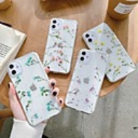 Case For Apple iPhone 11 / iPhone 11 Pro / iPhone 11 Pro Max Pattern / Glitter Shine Back Cover Flower TPU