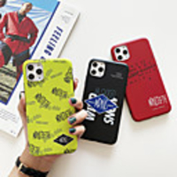 Case For Apple iPhone 11 / iPhone 11 Pro / iPhone 11 Pro Max Pattern Back Cover Word / Phrase TPU