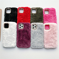 Case For Apple iPhone 11 / iPhone 11 Pro / iPhone 11 Pro Max Rhinestone Back Cover Plush TPU