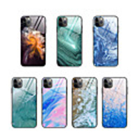 Case For Apple iPhone 11 / iPhone 11 Pro / iPhone 11 Pro Max Shockproof / Dustproof Back Cover Marble Tempered Glass