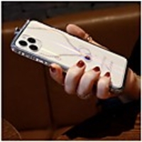 Case For Apple iPhone 11 / iPhone 11 Pro / iPhone 11 Pro Max Shockproof / Rhinestone Bumper Solid Colored Metal