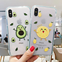 Case For Apple iPhone 11 / iPhone 11 Pro / iPhone 11 Pro Max Shockproof / Transparent / Pattern Back Cover Food / Cartoon TPU