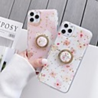 Case For Apple iPhone 11 / iPhone 11 Pro / iPhone 11 Pro Max Shockproof / with Stand Back Cover Flower TPU