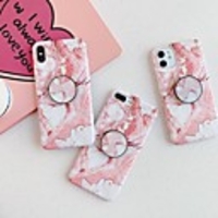 Case For Apple iPhone 11 / iPhone 11 Pro / iPhone 11 Pro Max Shockproof / with Stand Back Cover Marble TPU